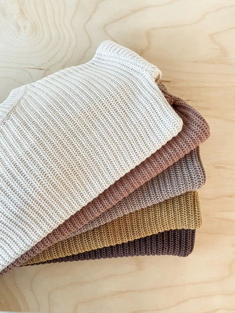 Adult Cream Knit Sweater