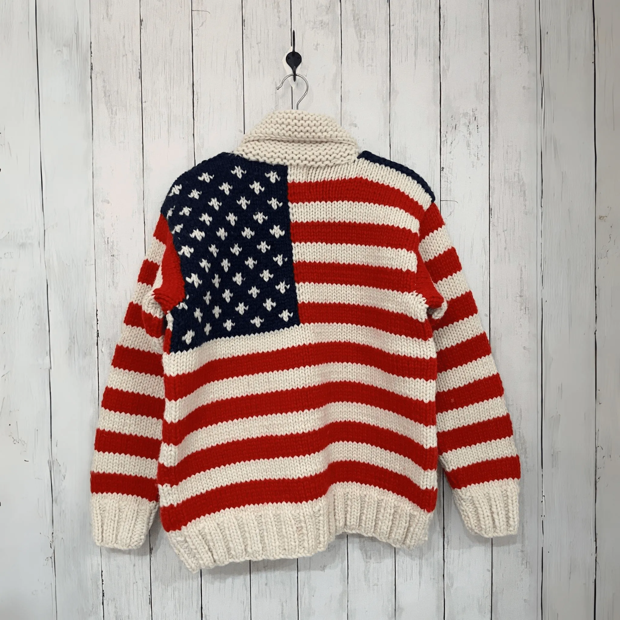 American Flag Cowichan Sweater