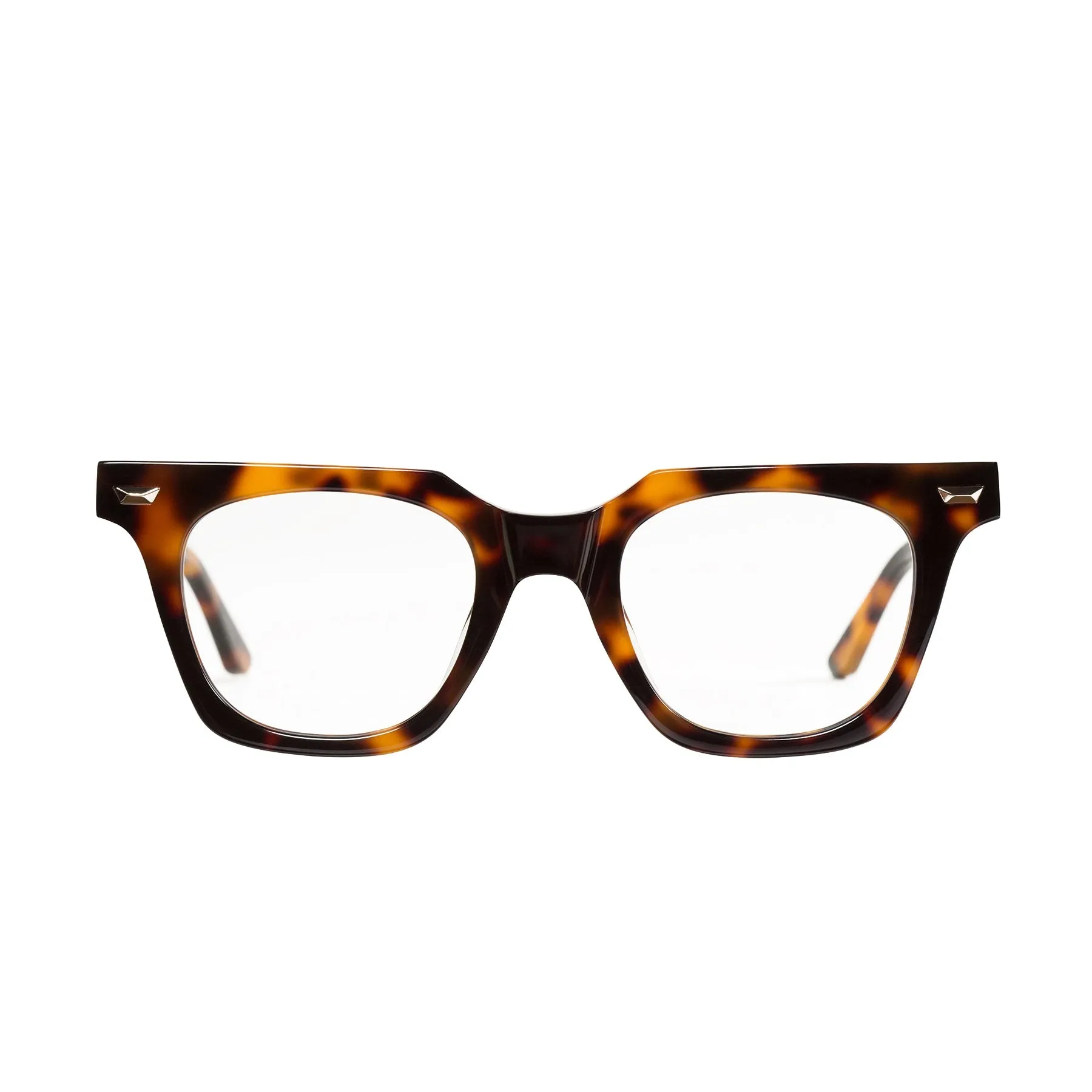 Dylan Kain | Optics - Vintage Tort w. Gold Metal Trim / Clear Lens