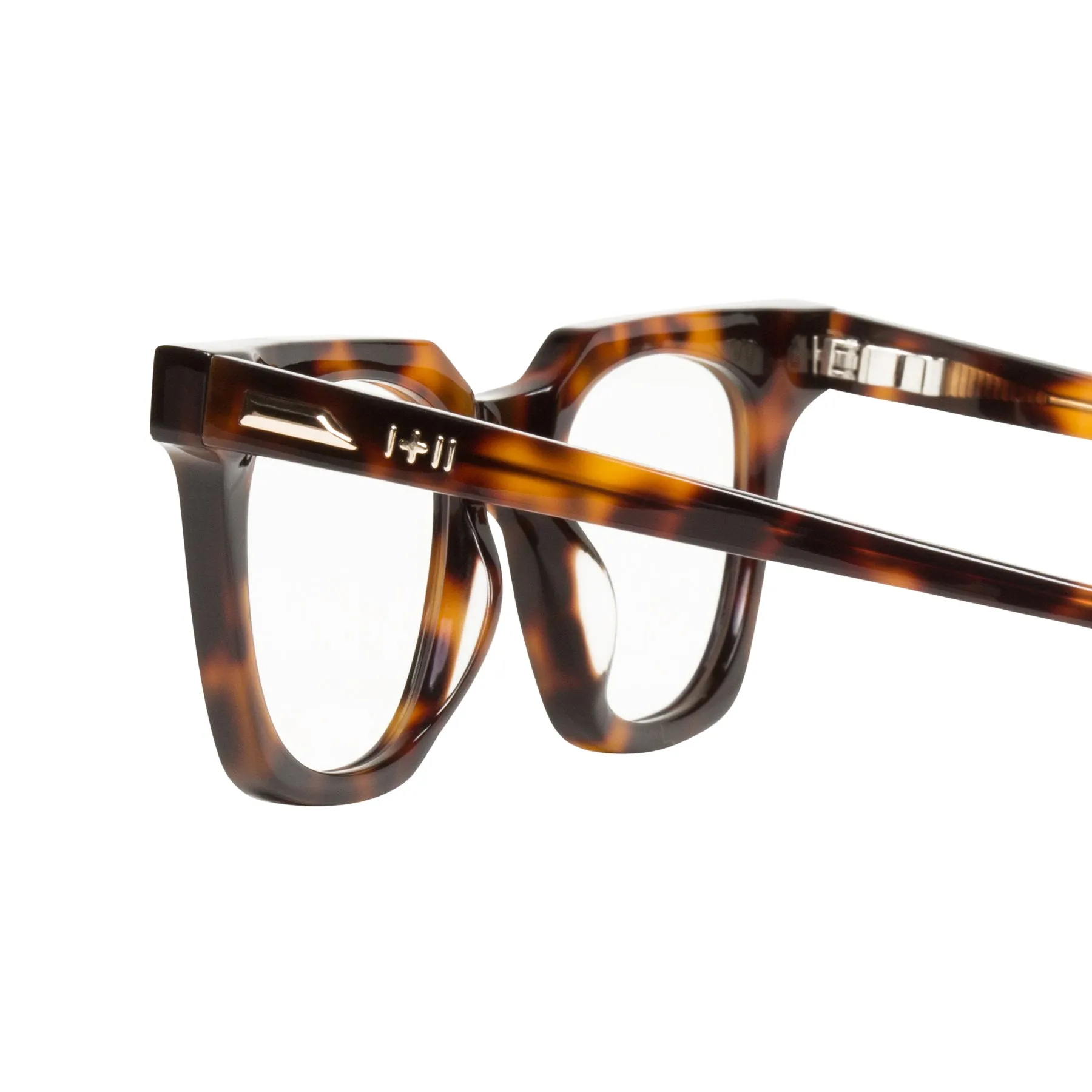 Dylan Kain | Optics - Vintage Tort w. Gold Metal Trim / Clear Lens