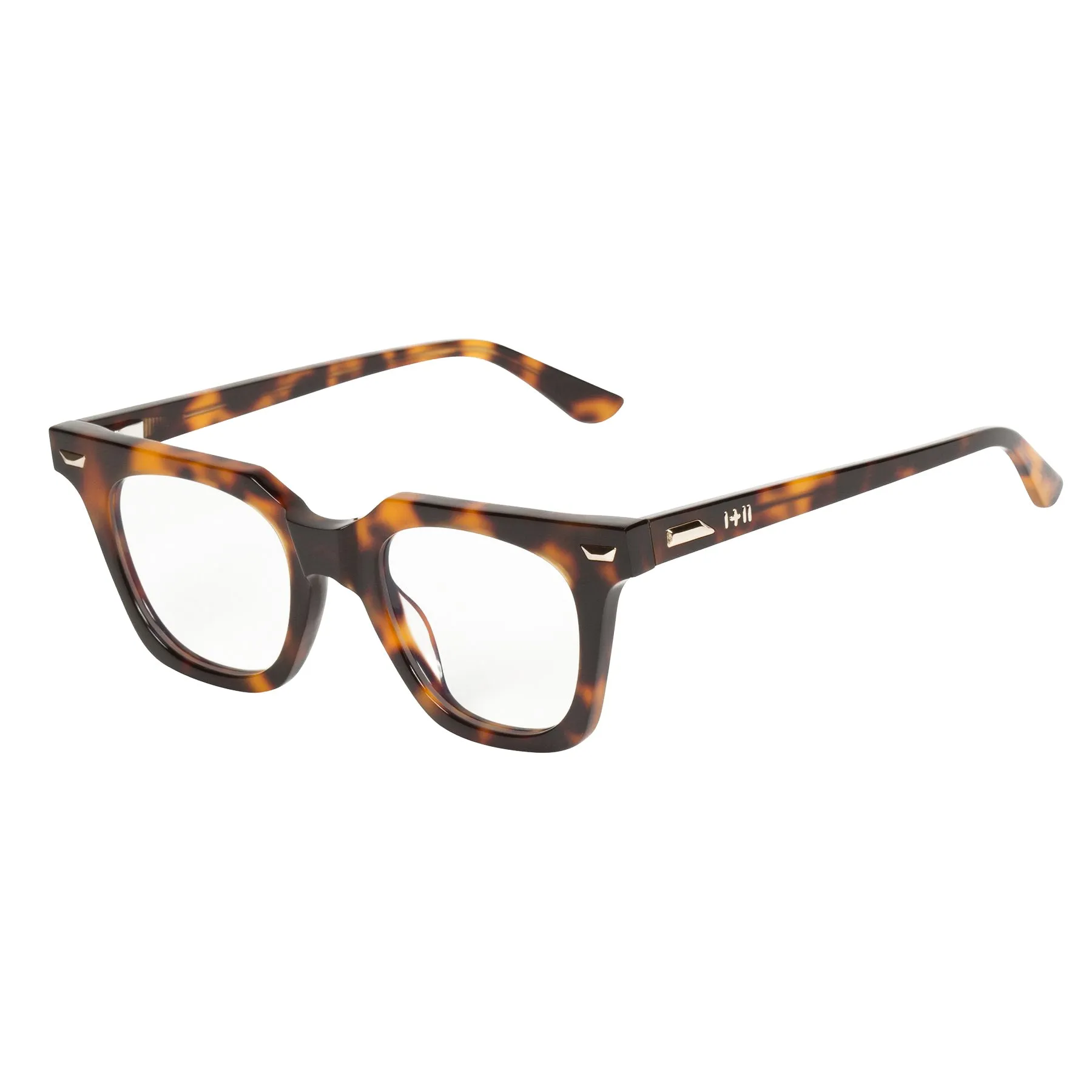 Dylan Kain | Optics - Vintage Tort w. Gold Metal Trim / Clear Lens