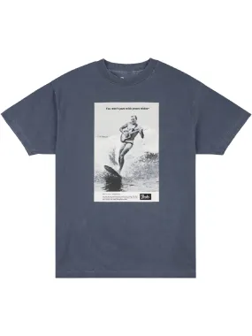 Fender Vintage Ad Surfer Tee, Ocean, Large