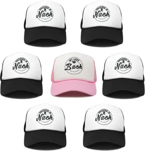 Funky Junque Trucker Hats Women Baseball Cap Bachelorette Party Favors Bridal Shower Decorations Mesh Snapback Summer