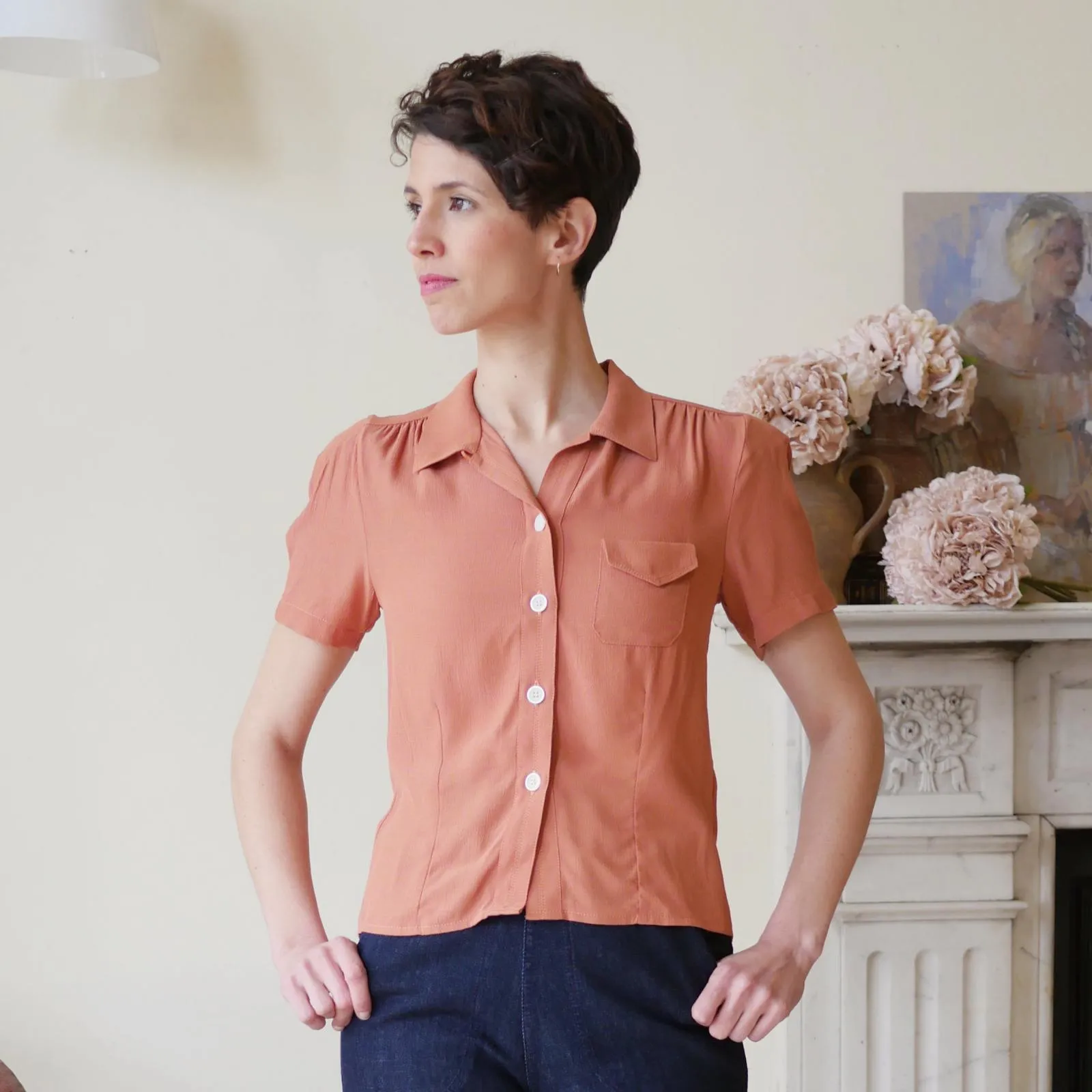 Heirloom Blouse - Baked Clay