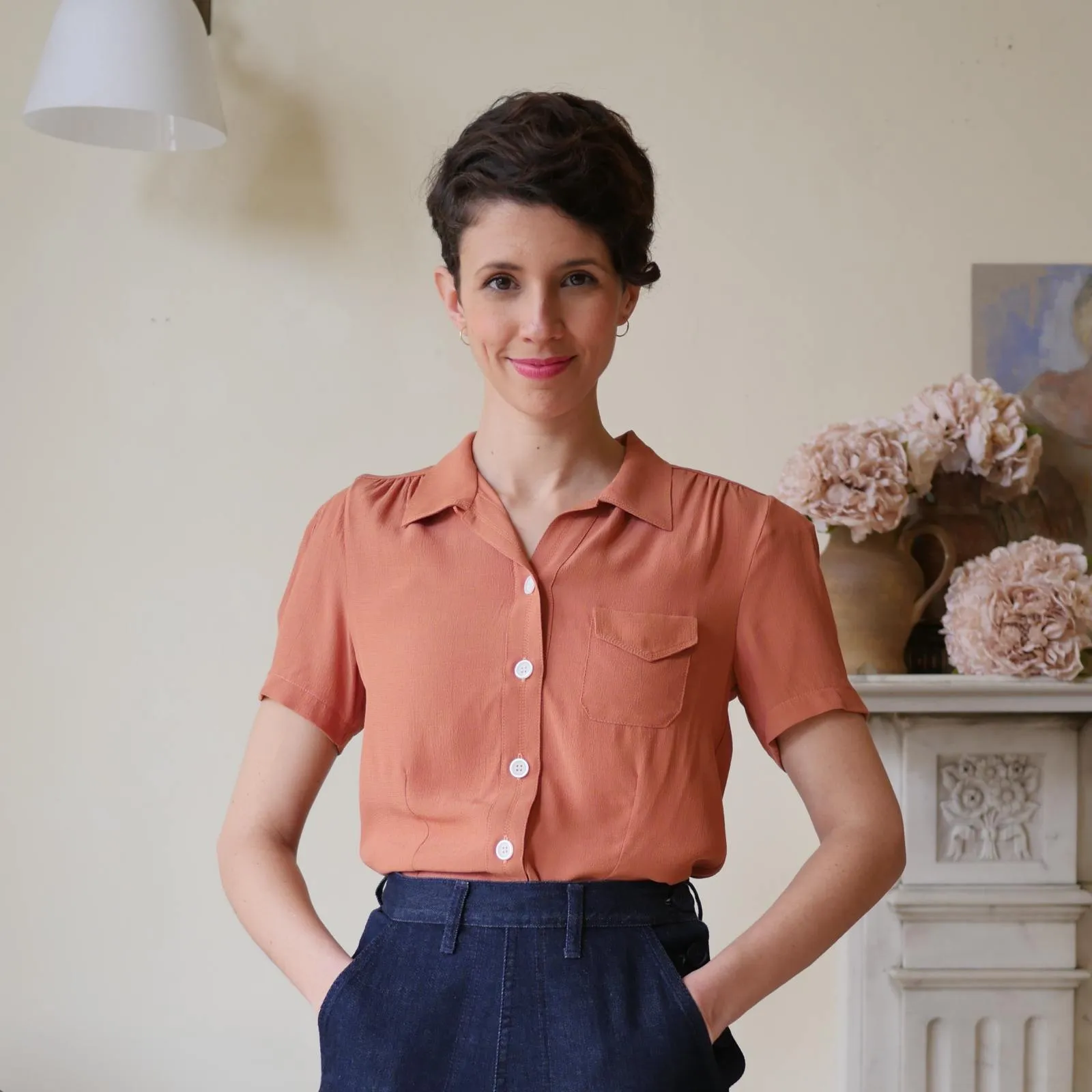 Heirloom Blouse - Baked Clay