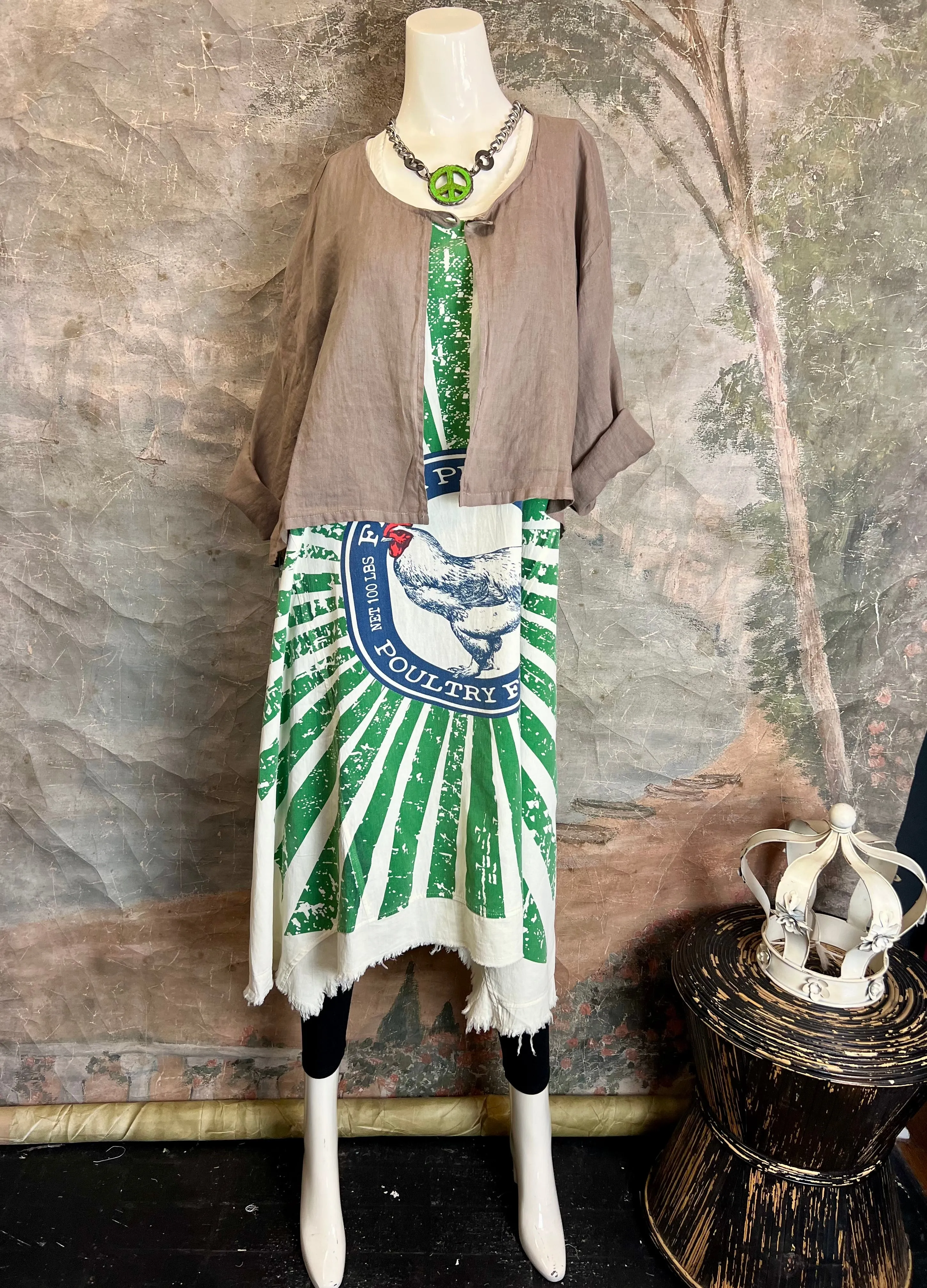 JG- Fruitful Tank Dress-Morning Harvest