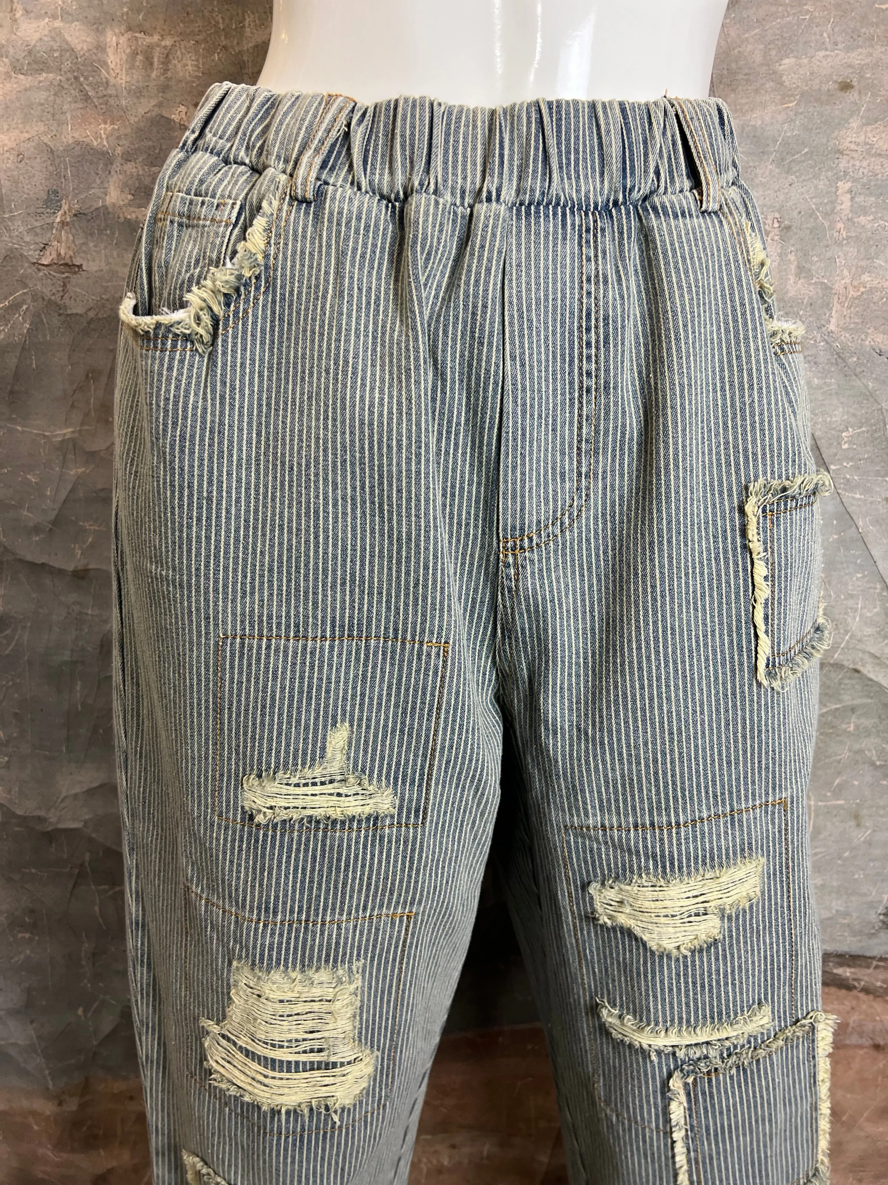JG- On The Road Striped Pants