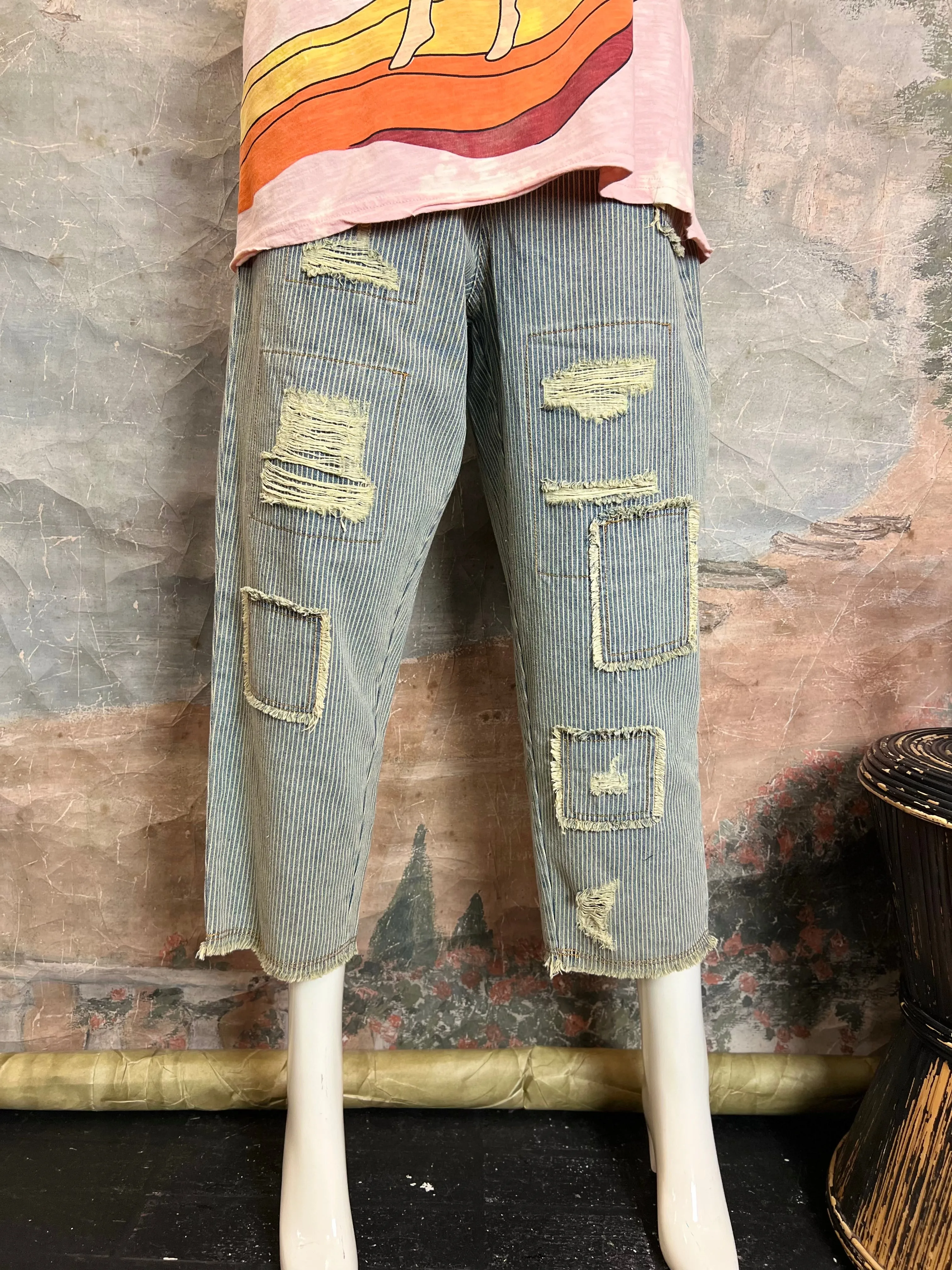 JG- On The Road Striped Pants