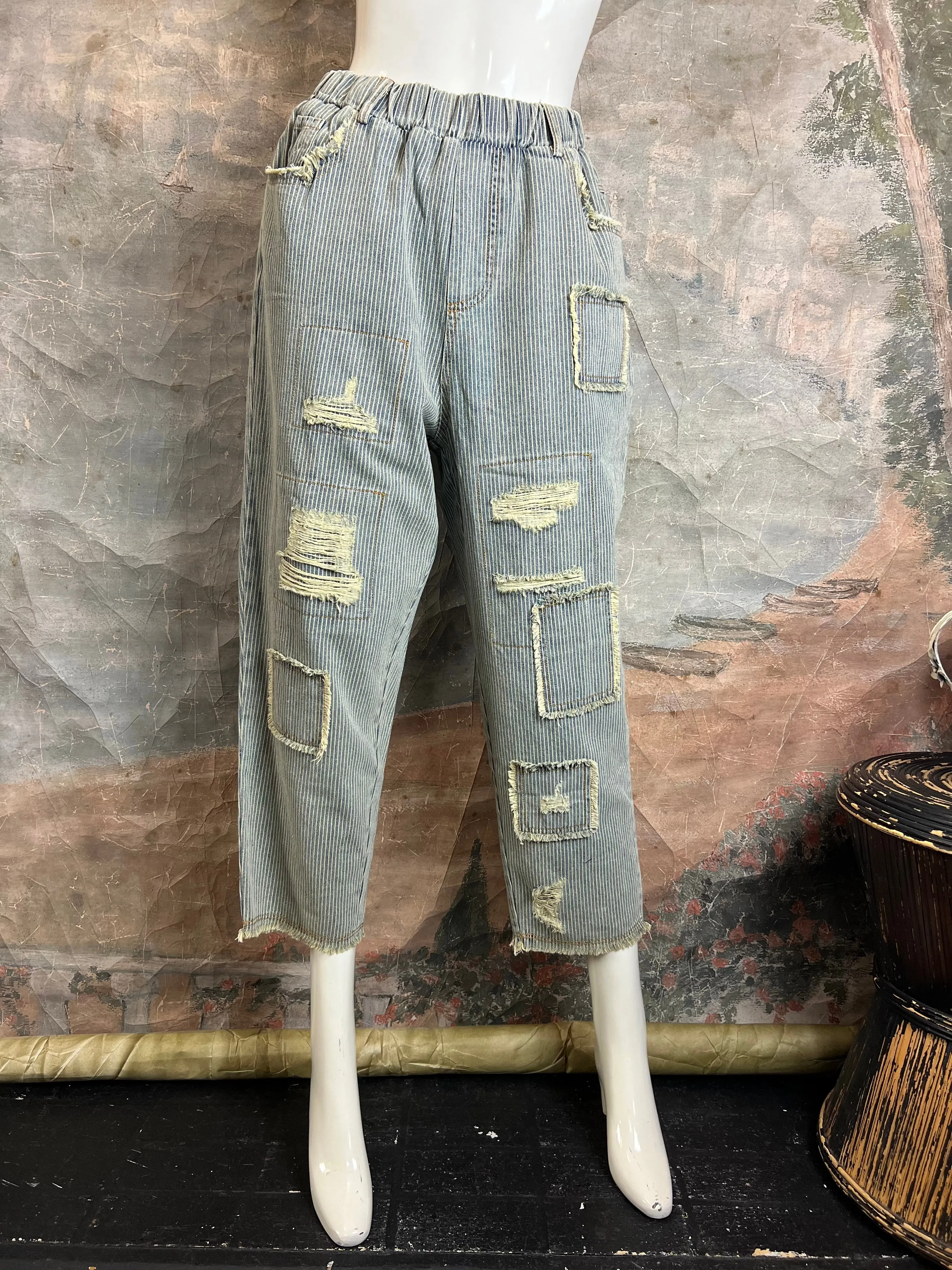 JG- On The Road Striped Pants