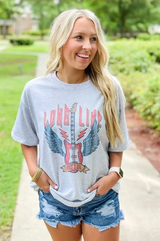Long Live Rock n' Roll Band Tee