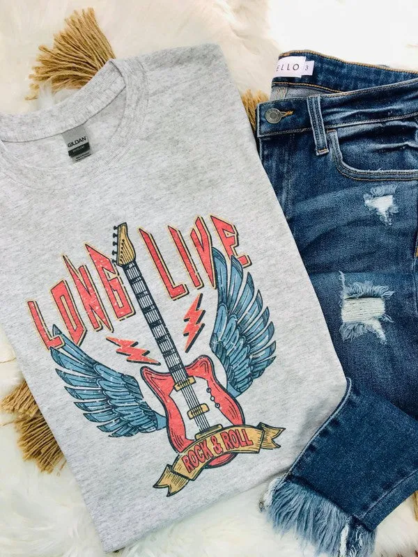 Long Live Rock n' Roll Band Tee
