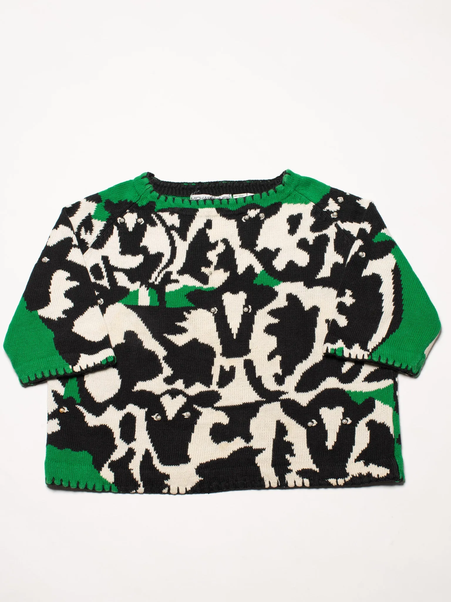 Michael Simon - Grazing Cows Sweater (XL/1X)
