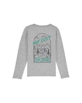 Not Lost Kids Longsleeve - Heather Grey