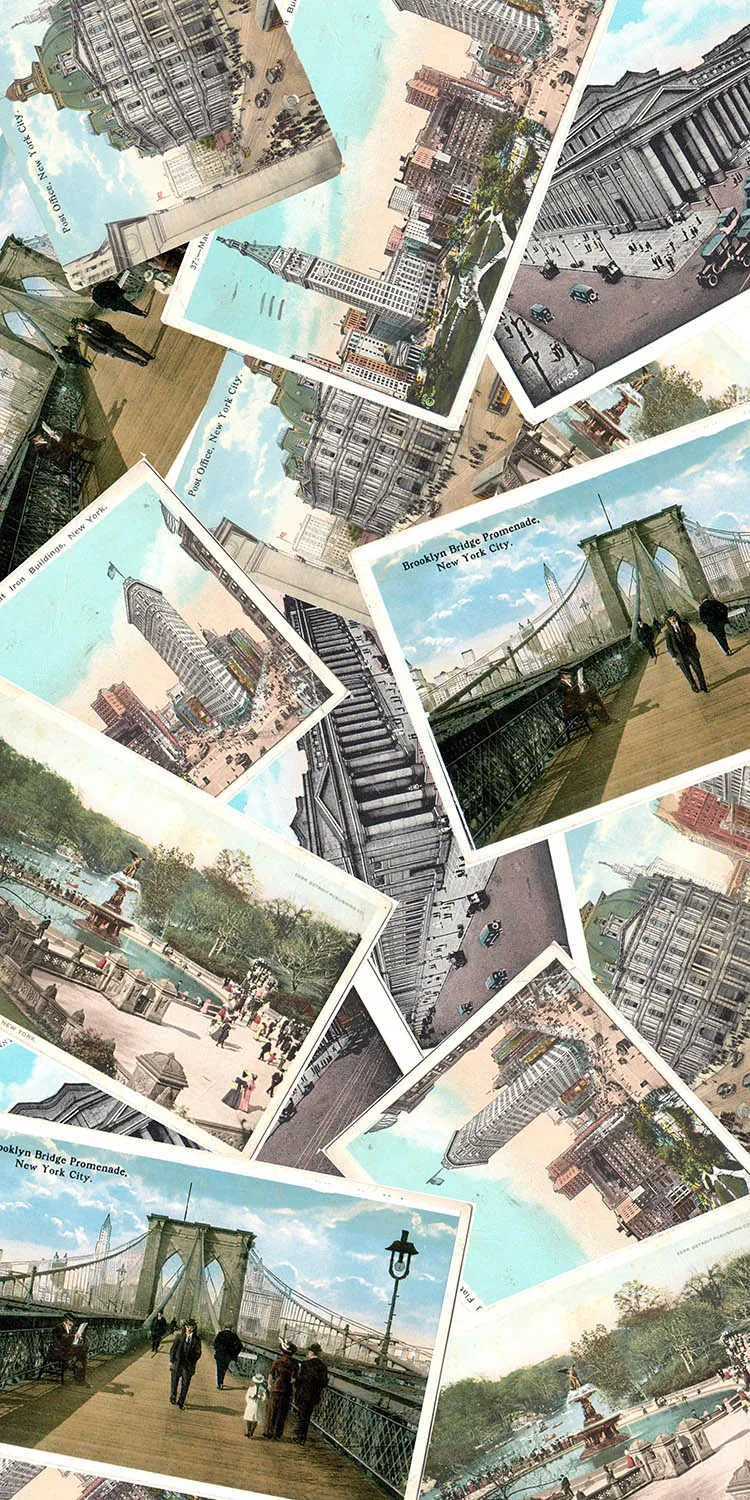 NYC Postcards Scarf
