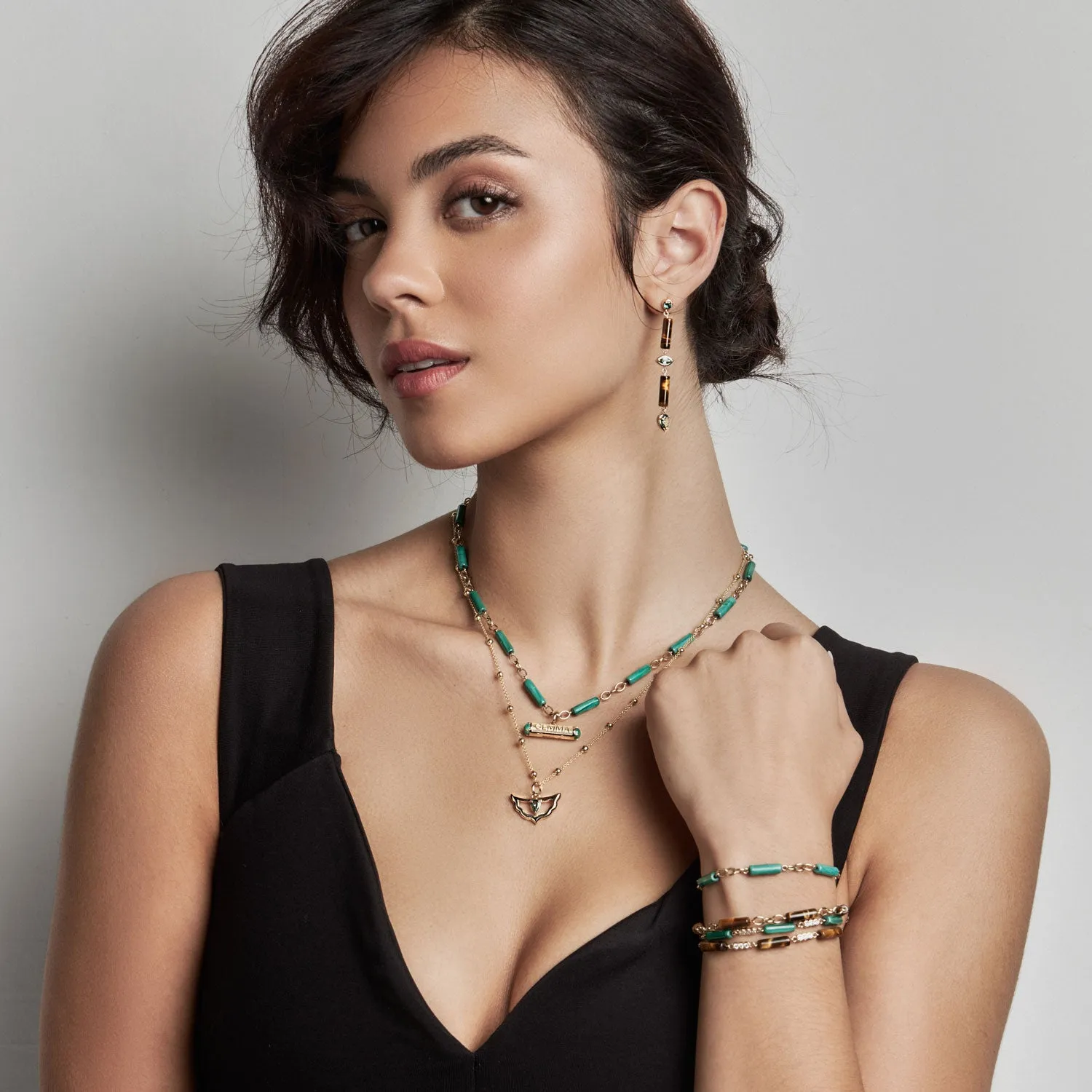 Palace Bead Bracelet Malachite