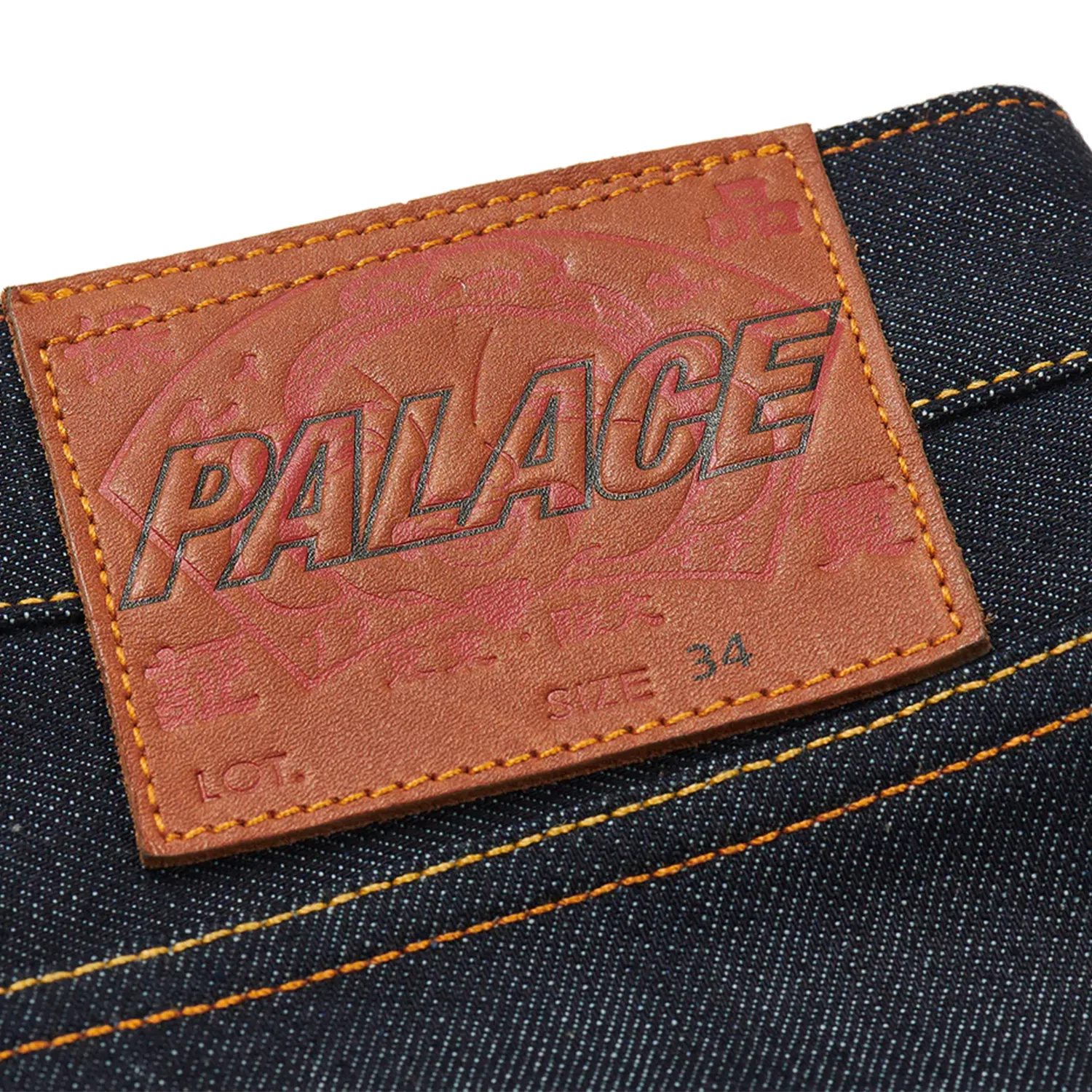 Palace x Evisu Long Denim Shorts Raw
