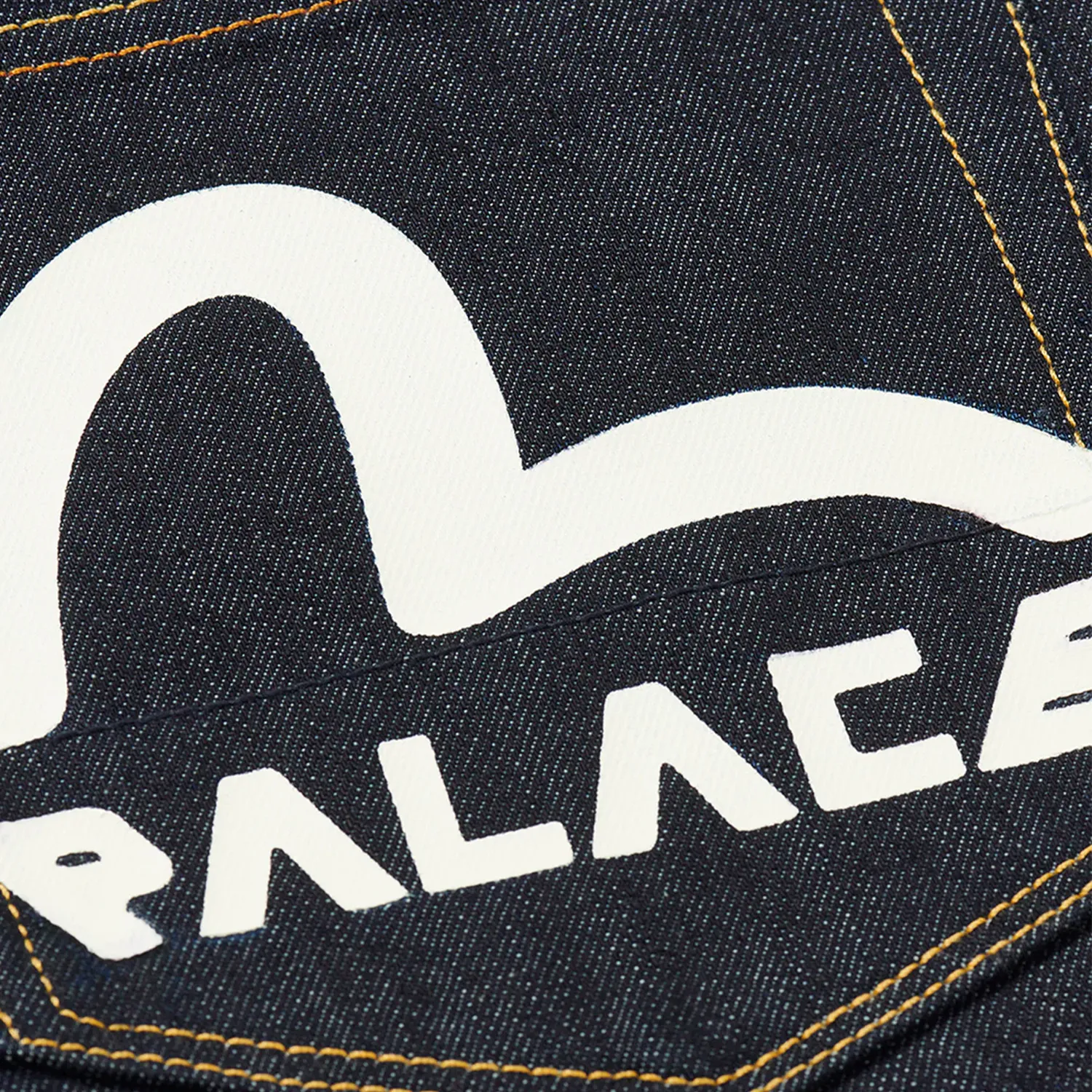 Palace x Evisu Long Denim Shorts Raw
