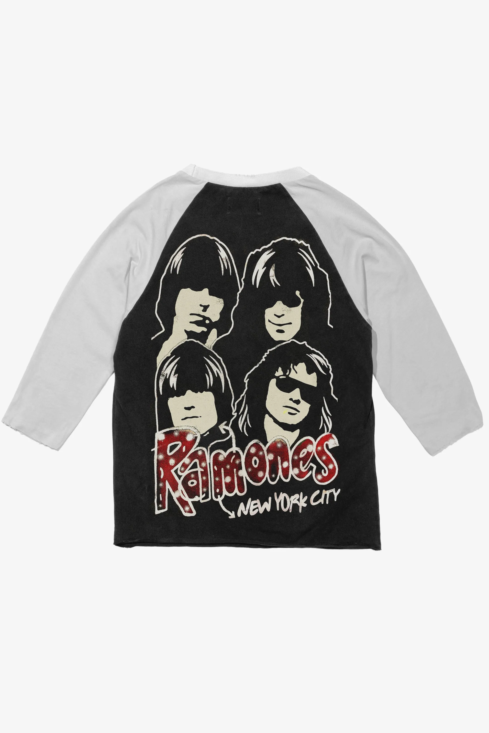 RAMONES NYC VINTAGE BASEBALL TEE