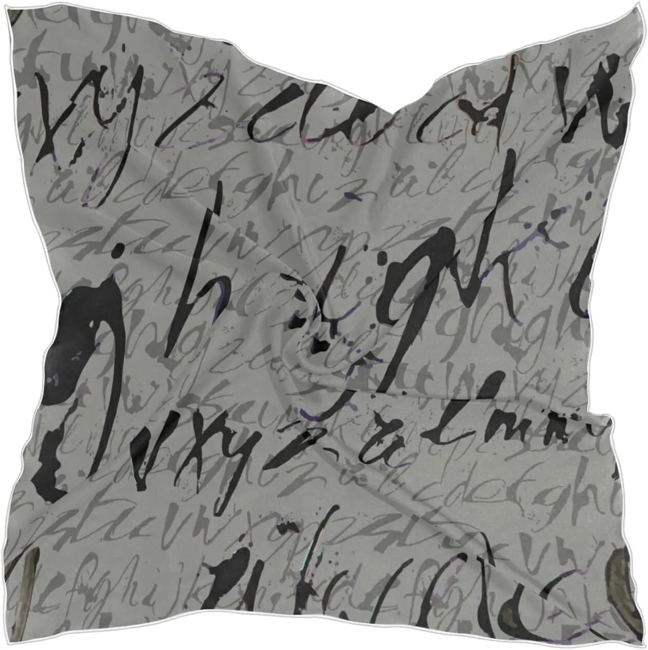 susiyo Grunge Digital Square Scarves Silk Scarf Kerchief Hair Headscarves Neckerchief for Women 23.62 × 23.62 inches