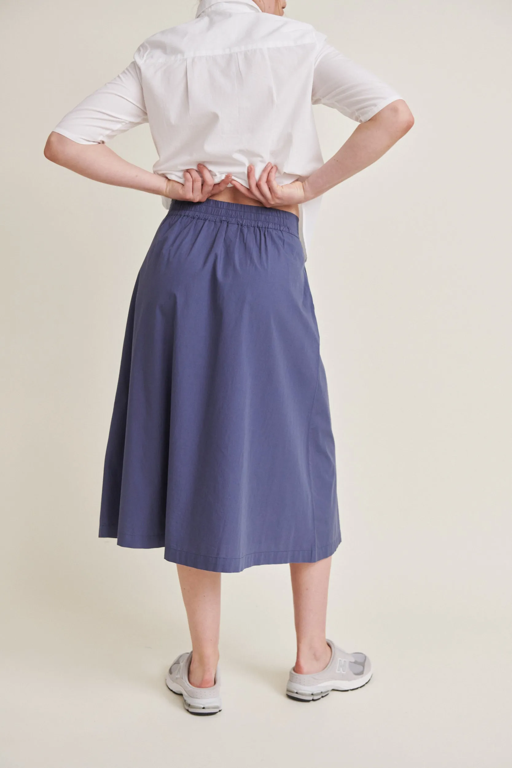 Tilde Skirt GOTS - Vintage Indigo
