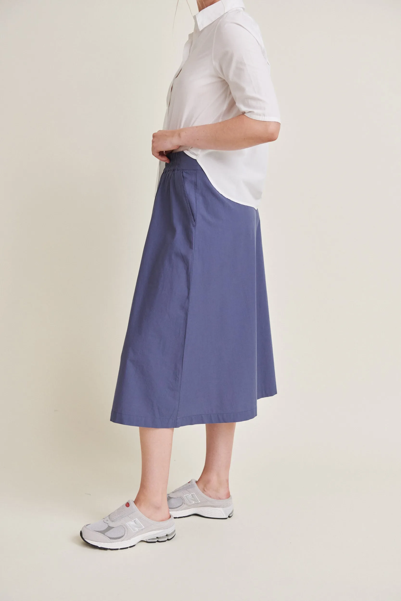 Tilde Skirt GOTS - Vintage Indigo