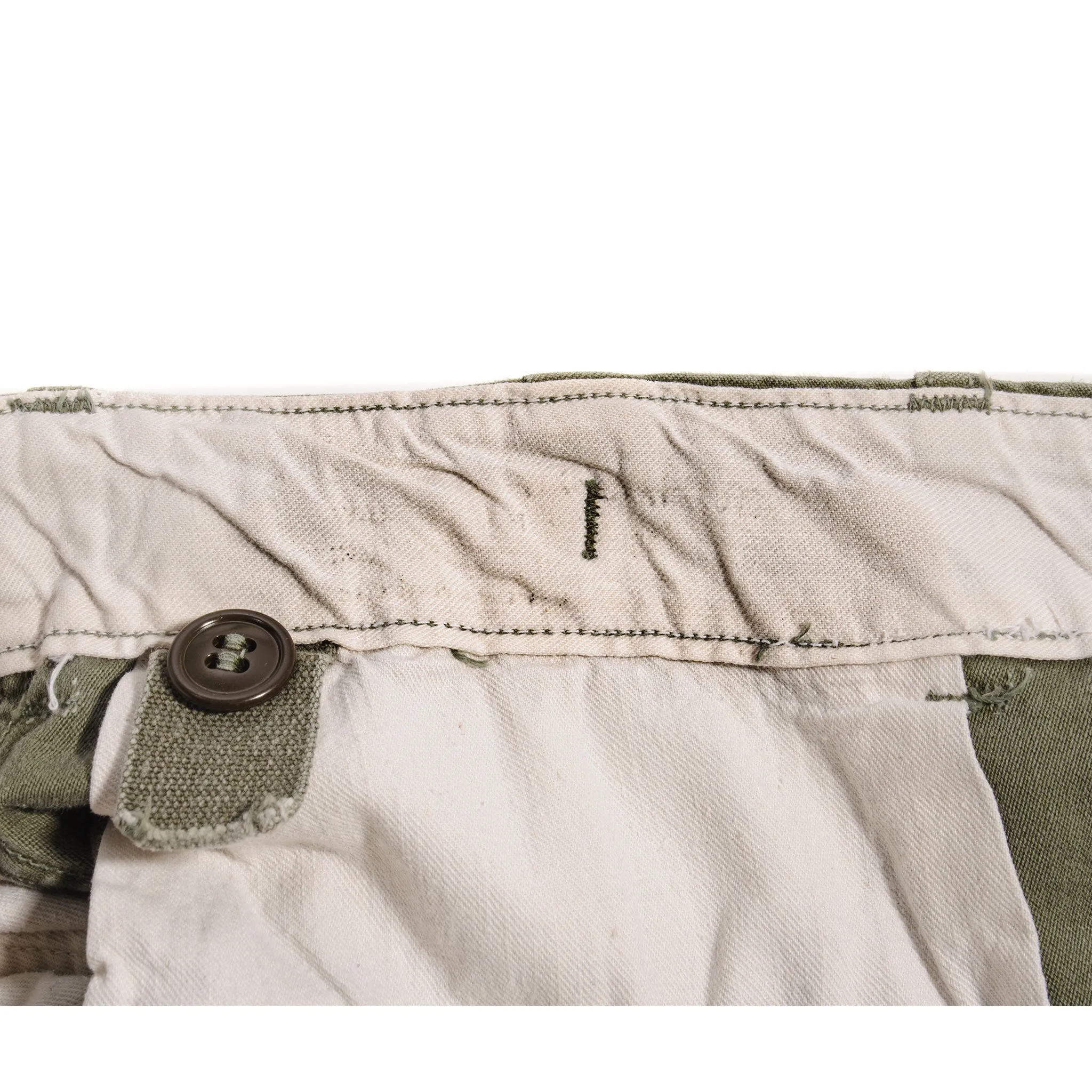 US ARMY FIELD TROUSERS PANTS M-1951 M51 1950'S KOREAN WAR SIZE LARGE SHORT