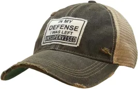 Vintage Life Funny Hats for Women and Girls, Distressed Trucker Baseball Cap with Sayings