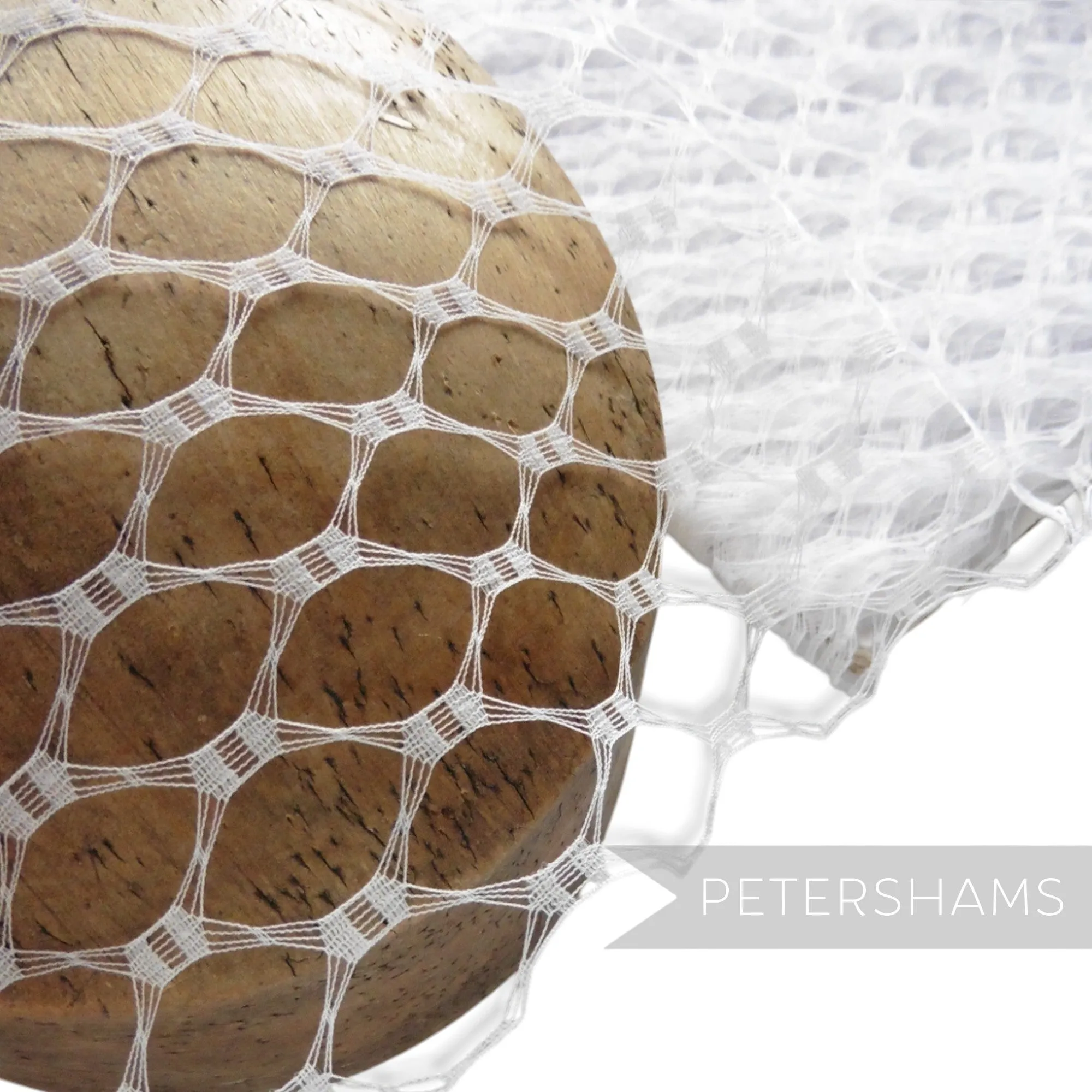 Vintage Replica Waffle Weave Veiling 23cm (9 inch) - 1m