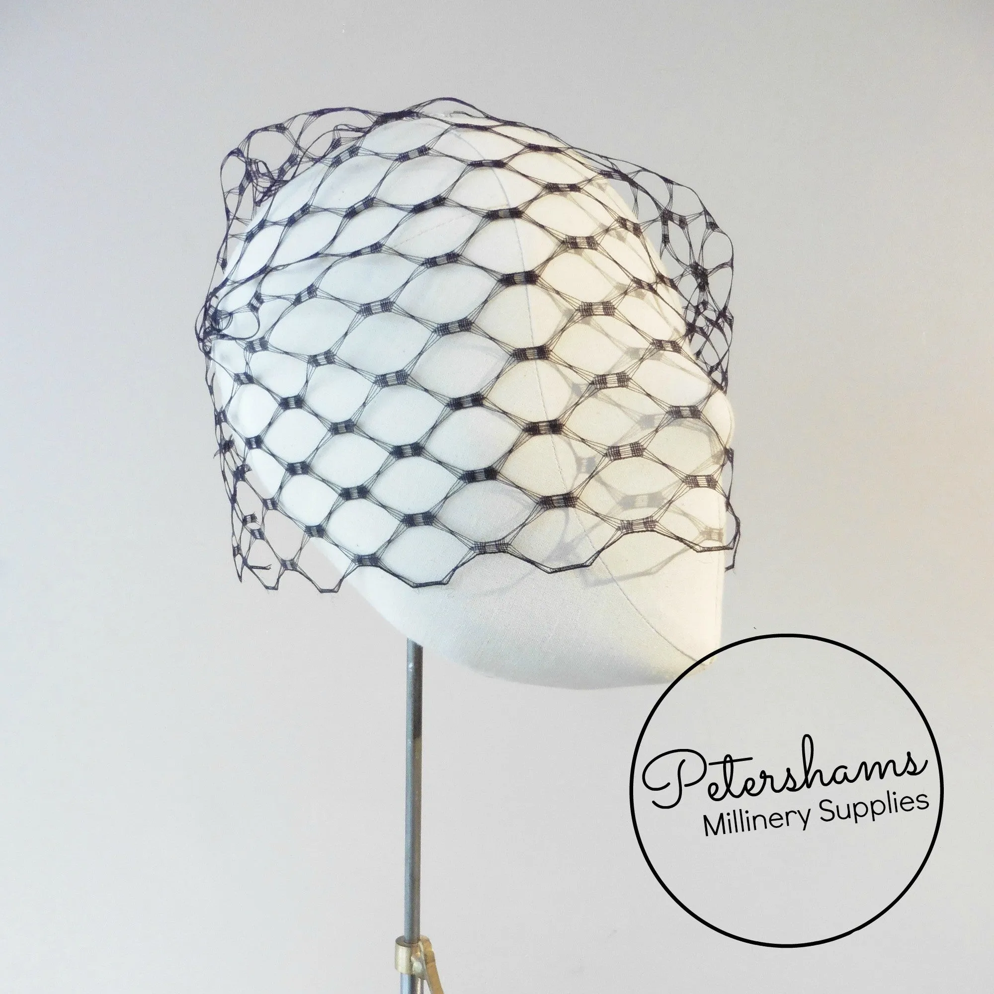 Vintage Replica Waffle Weave Veiling 23cm (9 inch) - 1m