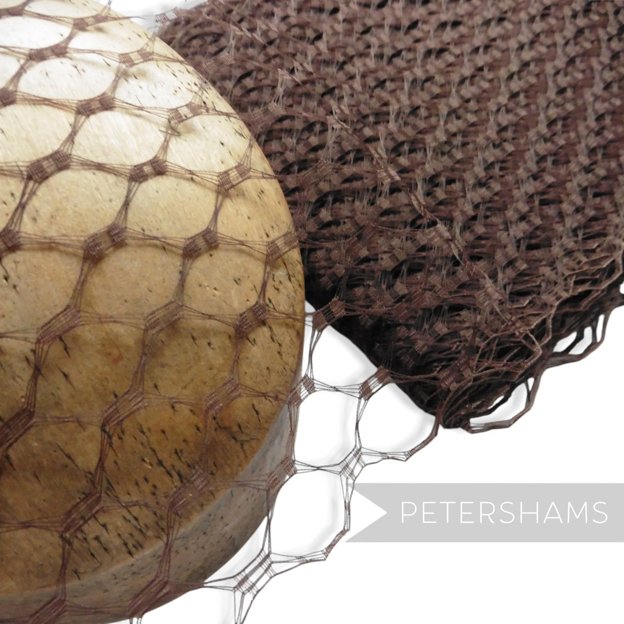 Vintage Replica Waffle Weave Veiling 23cm (9 inch) - 1m