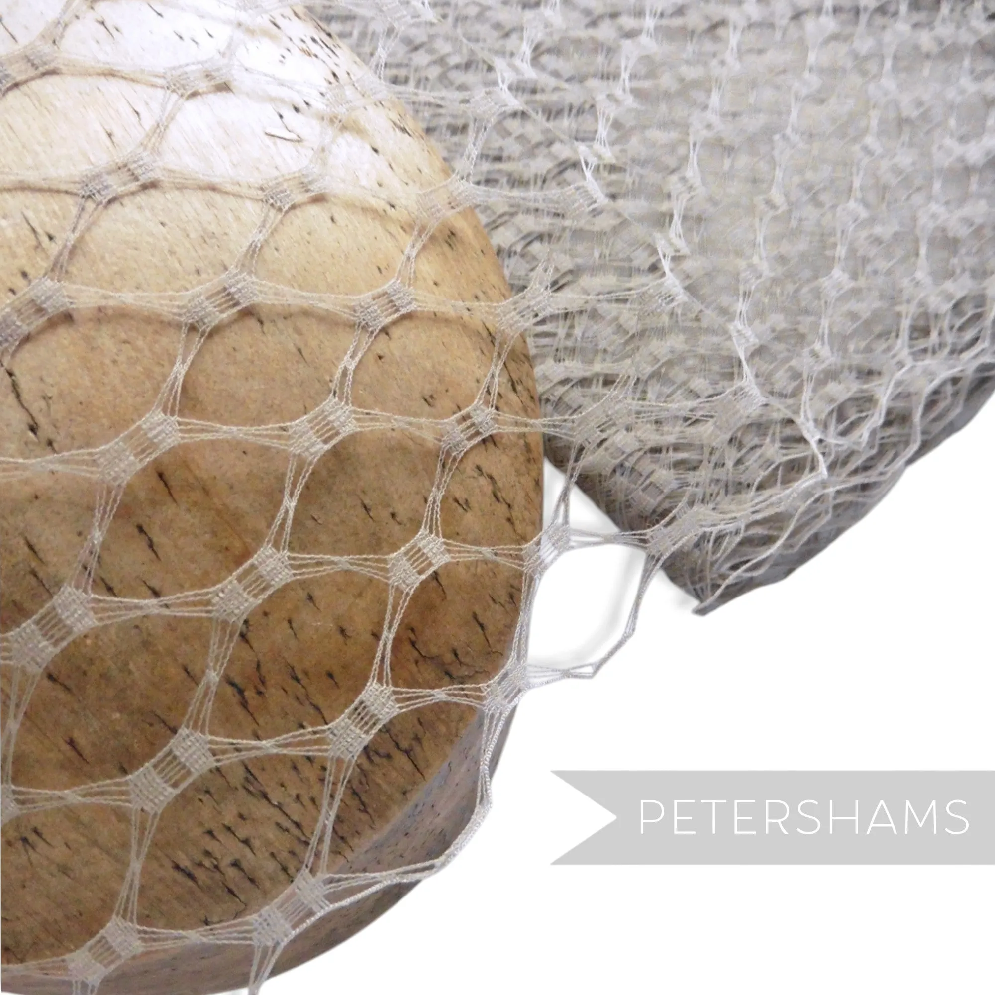 Vintage Replica Waffle Weave Veiling 23cm (9 inch) - 1m