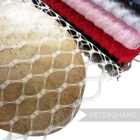 Vintage Replica Waffle Weave Veiling 23cm (9 inch) - 1m