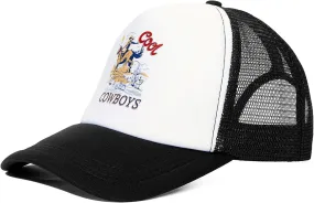 Vintage Trucker Hats Men Women Funny Cute Cowboys Trucker Hats Country Caps Adjustable Snapback Retro Trendy