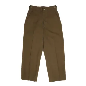 VINTAGE US ARMY FIELD TROUSERS PANTS 1951 KOREAN WAR SIZE SHORT XS