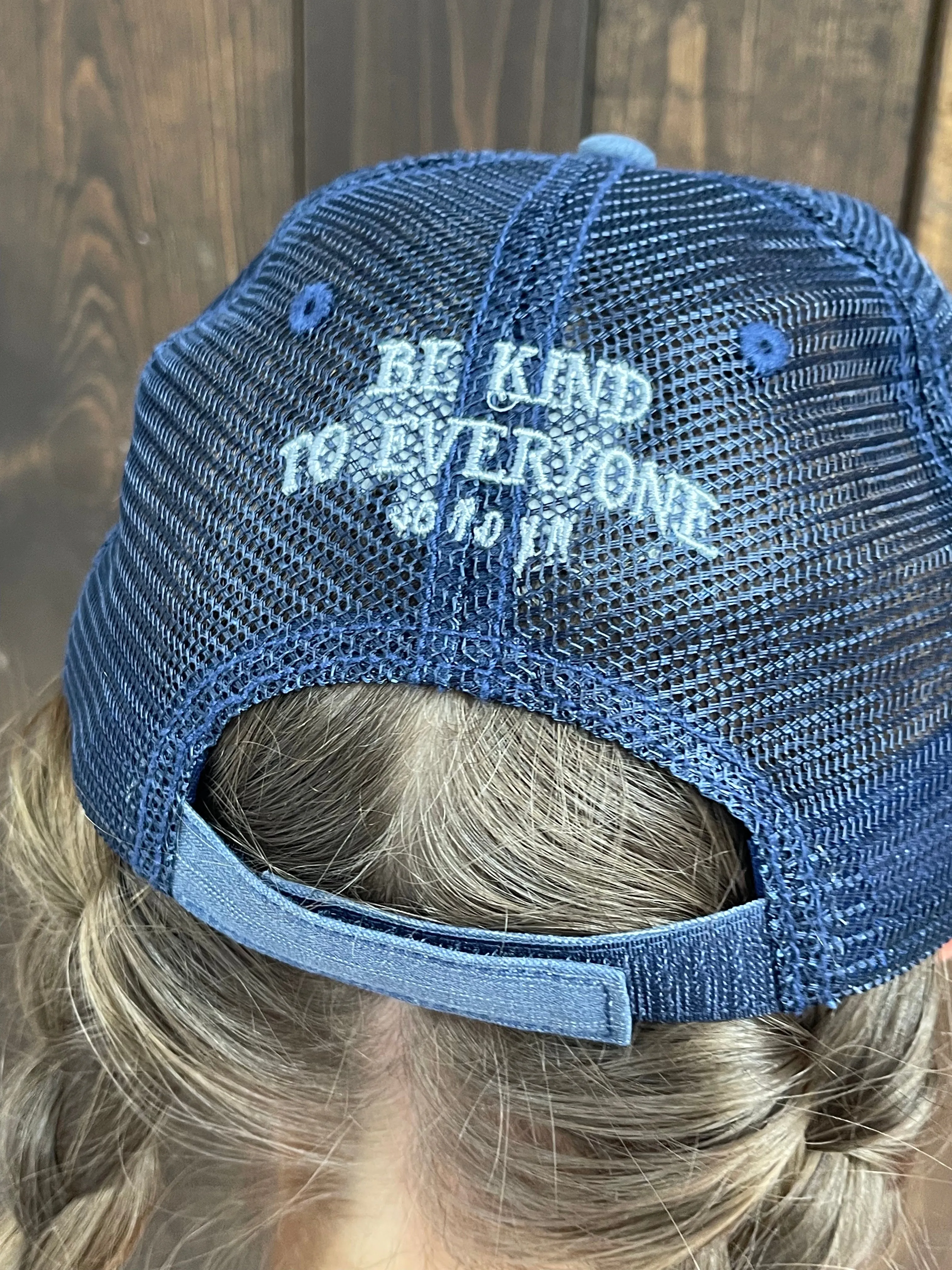 Wrinkled Mess Embroidered Be Kind to Everyone® Hat