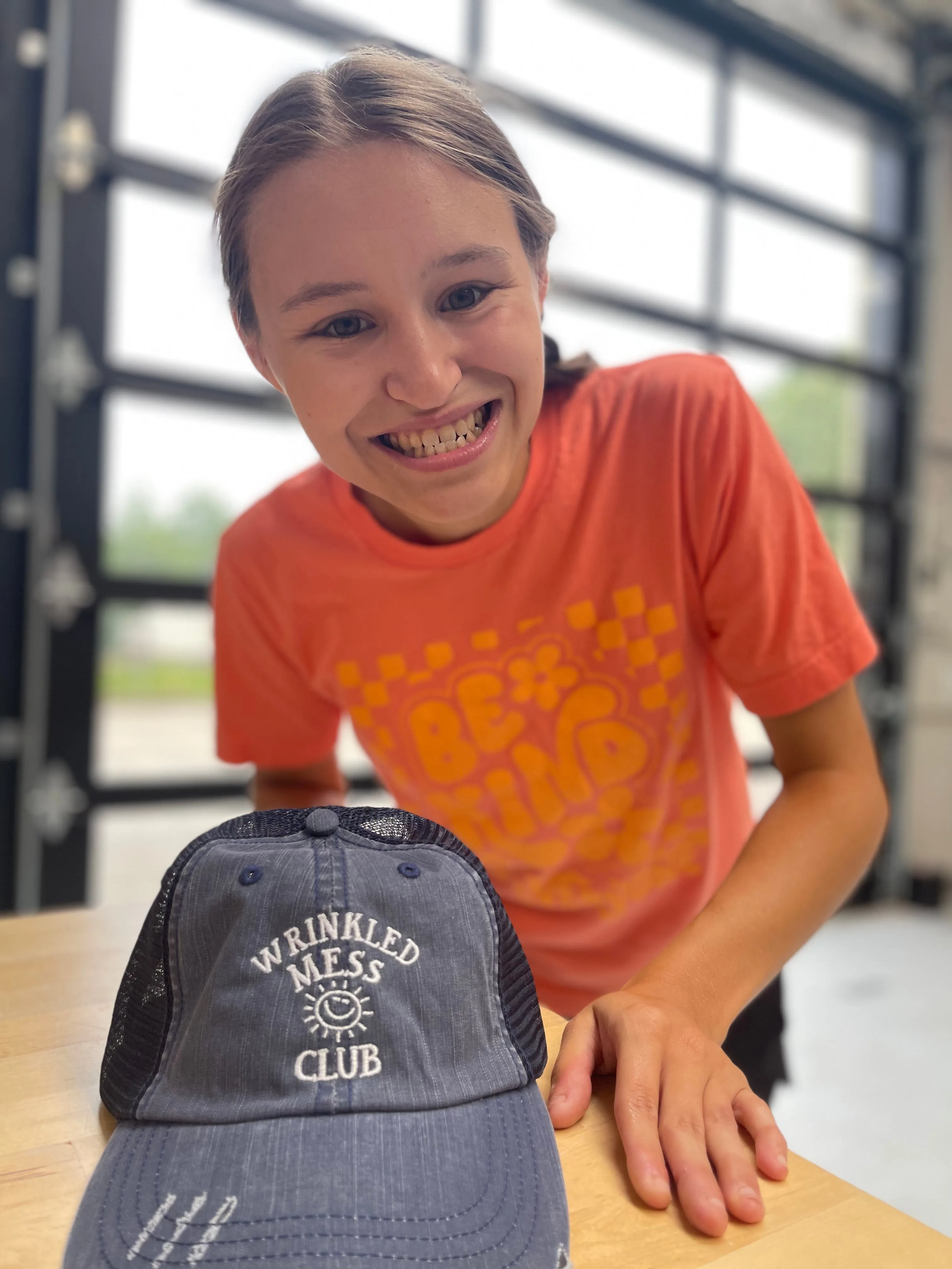 Wrinkled Mess Embroidered Be Kind to Everyone® Hat